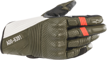 Carica l&#39;immagine nel visualizzatore di Gallery, ALPINESTARS Kei Gloves - Green/Black/White/Red - Small 3566221-6123-S