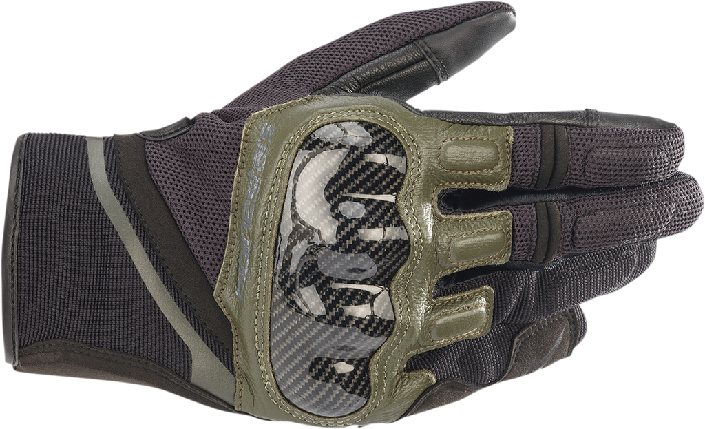 ALPINESTARS Chrome Gloves - Black/Green - Small 3568721-1681-S