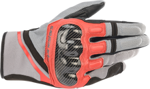 Cargar imagen en el visor de la galería, ALPINESTARS Chrome Gloves - Gray/Black/Red - Small 3568721-9203-S