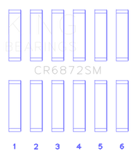 Cargar imagen en el visor de la galería, King Toyota 1GR-FE (Size +.25mm) Connecting Rod Bearing Set