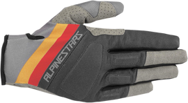 ALPINESTARS Aspen Pro Gloves - Gray/Brown/Red - Small 1564119-975-SM