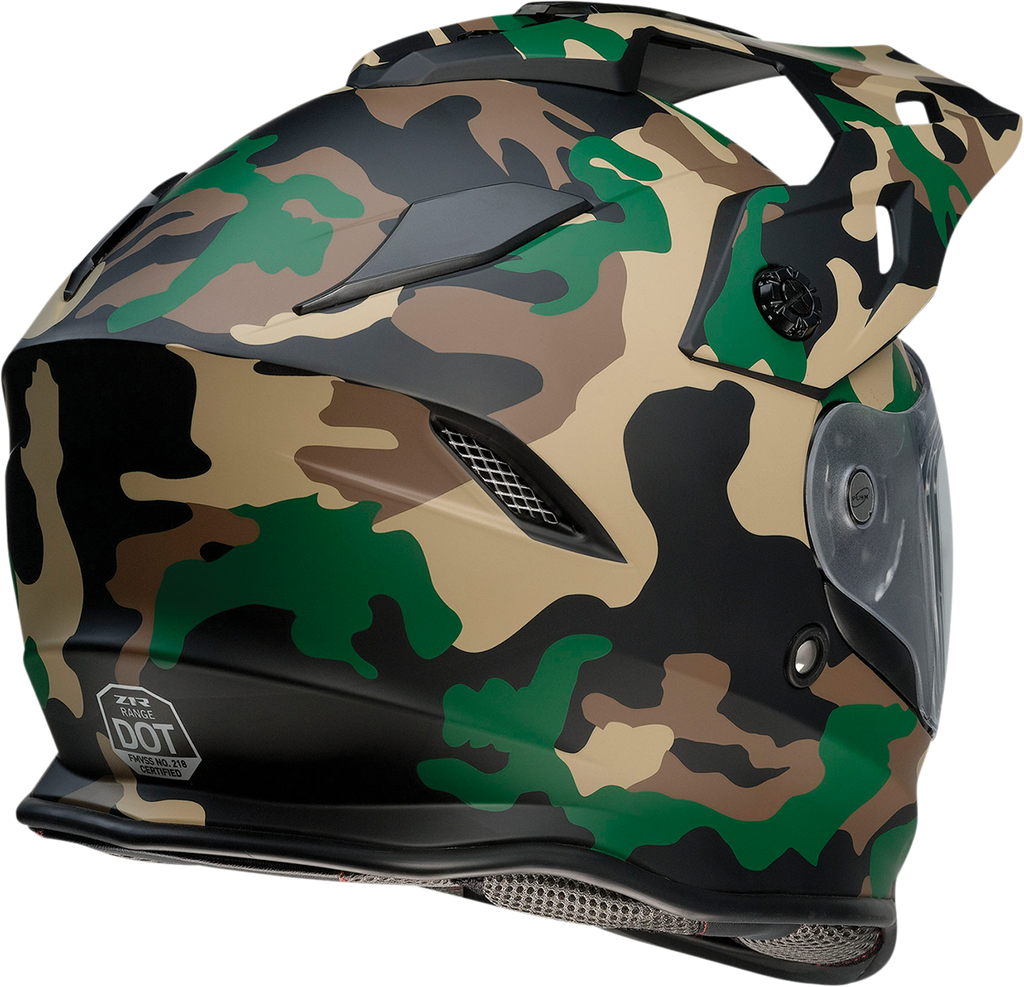 Z1R Range Helmet - Camo - Woodland - Small 0140-0082