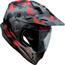 गैलरी व्यूवर में इमेज लोड करें, Z1R Range Helmet - Camo - Red - XL 0140-0097