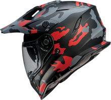गैलरी व्यूवर में इमेज लोड करें, Z1R Range Helmet - Camo - Red - Small 0140-0094