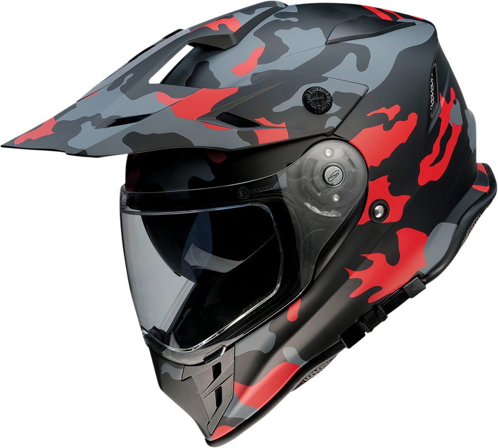 Z1R Range Helmet - Camo - Red - Medium 0140-0095