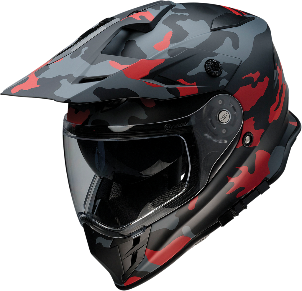 Z1R Range Helmet - Camo - Red - 2XL 0140-0098