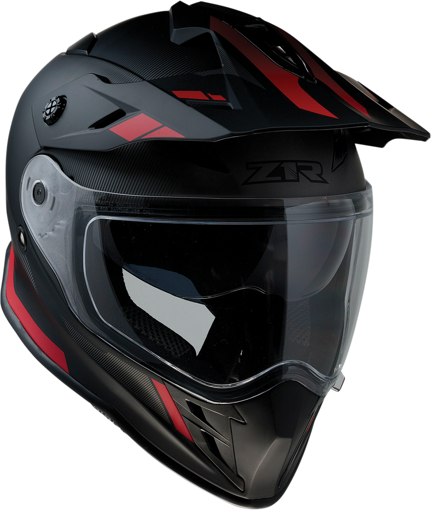 Z1R Range Helmet - Uptake - Black/Red - XS 0140-0013