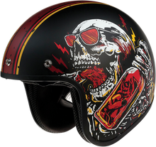 गैलरी व्यूवर में इमेज लोड करें, Z1R Saturn Helmet - Devil Made Me - Black/Red - XL 0104-2820