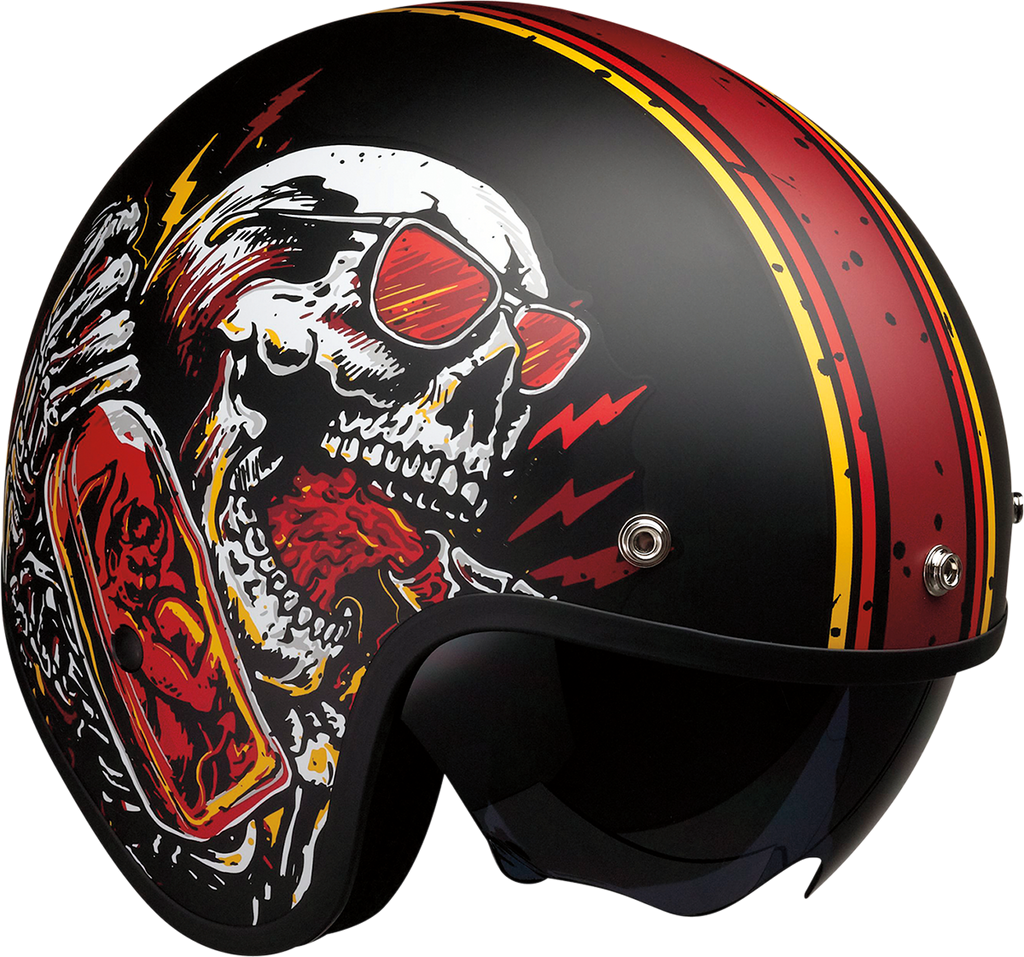 Z1R Saturn Helmet - Devil Made Me - Black/Red - XL 0104-2820