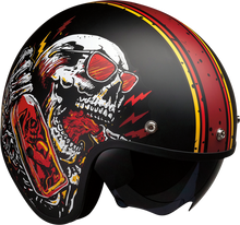 गैलरी व्यूवर में इमेज लोड करें, Z1R Saturn Helmet - Devil Made Me - Black/Red - XL 0104-2820