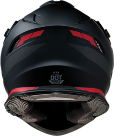 Z1R Range Helmet - Uptake - Black/Red - 2XL 0140-0018