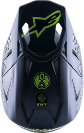 ALPINESTARS Supertech M10 Helmet - AMS - MIPS? - Gray/Yellow/Black - Medium 8302421-9059-MD