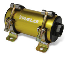 Charger l'image dans la galerie, Fuelab Prodigy High Pressure EFI In-Line Fuel Pump - 1500 HP - Gold