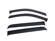 Load image into Gallery viewer, EGR 16-17 Nissan Titan Crew Cab SlimLine Tape-On WindowVisors Set of 4 - Light Smoke (576001)