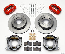 गैलरी व्यूवर में इमेज लोड करें, Wilwood Forged Dynalite P/S Park Brake Kit Red 55-57 Chevy 2.34in Offset