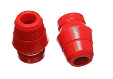 Carica l'immagine nel visualizzatore di Gallery, Energy Suspension 97-06 Jeep Wrangler YJ/TJ Red Front Bump Stop Set (Set of 2)