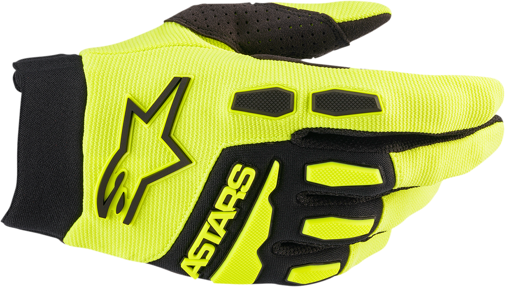 ALPINESTARS Full Bore Gloves - Yellow/Black - XL 3563622-551-XL