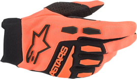 ALPINESTARS Full Bore Gloves - Orange/Black - Large 3563622-41-L