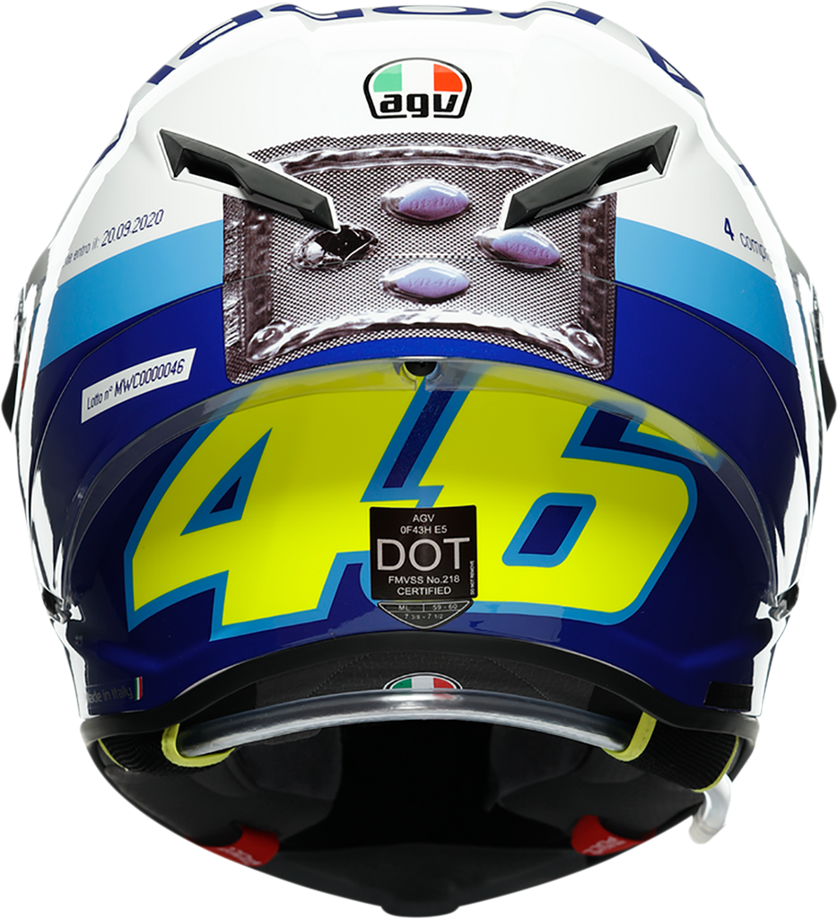 AGV Pista GP RR Helmet - Rossi Misano 2020 - Limited - Small 216031D9MY01005