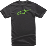 ALPINESTARS Ageless T-Shirt - Black/Green - Large 1032720301060L