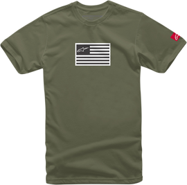 ALPINESTARS Flagged T-Shirt - Military - 2XL 1213720386902X