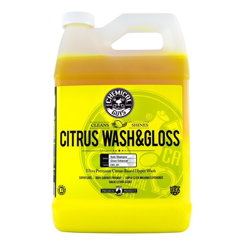 Chemical Guys Citrus Wash & Gloss Concentrated Car Wash - 1 Gallon - Single