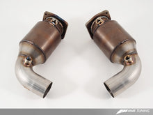 Laden Sie das Bild in den Galerie-Viewer, AWE Tuning Porsche 997.2TT Performance High Flow Cat Sections for OE Muffler