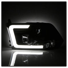 Charger l&#39;image dans la galerie, Spyder 09-16 Dodge Ram 1500 Version 2 Headlights Light Bar DRL Black PRO-YD-DR09V2-LBDRL-BK