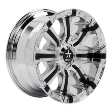 Carica l'immagine nel visualizzatore di Gallery, RBP 94R 20x10 6x135/139.7 BP / 4.5 BS / -25mm Offset 87mm CB Chrome w/Black Inserts Wheel