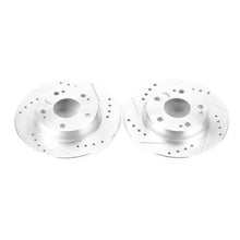 Carica l&#39;immagine nel visualizzatore di Gallery, Power Stop 16-19 Honda Civic Rear Evolution Drilled &amp; Slotted Rotors - Pair