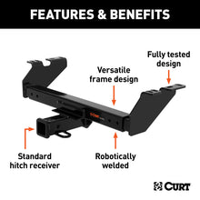 गैलरी व्यूवर में इमेज लोड करें, Curt Universal Class 3 Multi-Fit Trailer Hitch w/2in Receiver