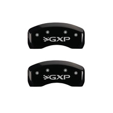 Charger l&#39;image dans la galerie, MGP 4 Caliper Covers Engraved Front Pontiac Engraved Rear GXP Black finish silver ch