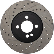 Laden Sie das Bild in den Galerie-Viewer, StopTech Slotted &amp; Drilled Sport Brake Rotor 07-13 Mini Cooper