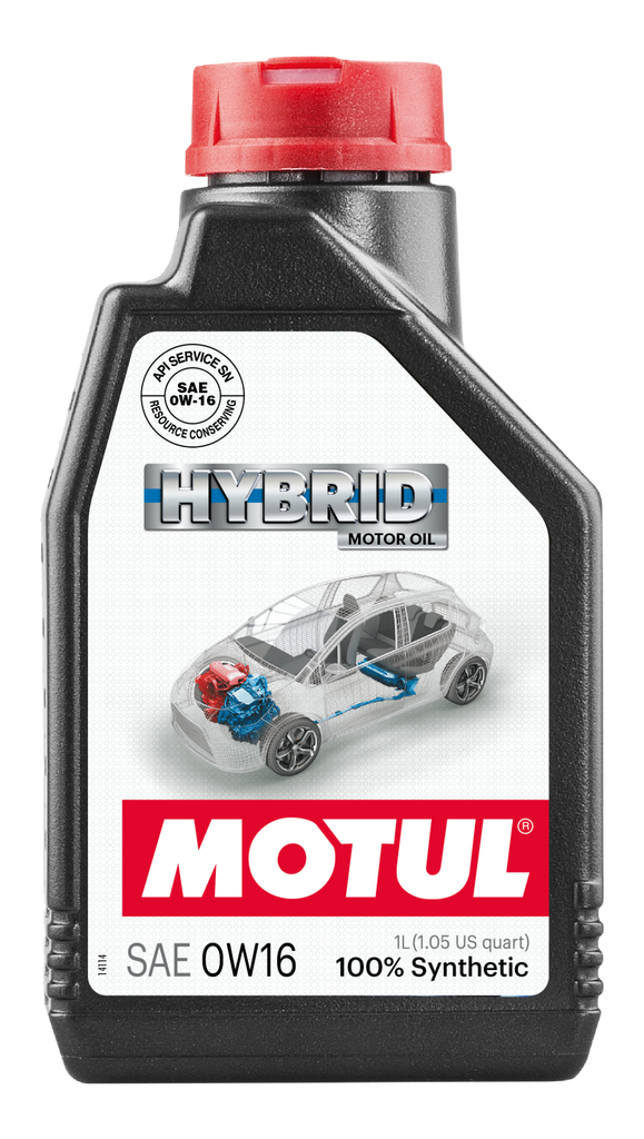 Motul 1L OEM Synthetic Engine Oil Hybrid 0W16 API SN - 1 Liter - Single image 1