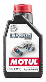 Motul 1L OEM Synthetic Engine Oil Hybrid 0W16 API SN - 1 Liter - Single image 1