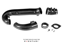 गैलरी व्यूवर में इमेज लोड करें, Eventuri Honda FK8 Civic Type R - Black Carbon Charge-Pipe