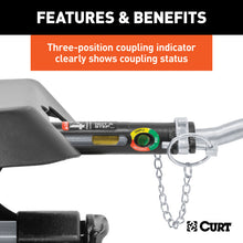Carica l&#39;immagine nel visualizzatore di Gallery, Curt Q20 5th Wheel Hitch w/Rails