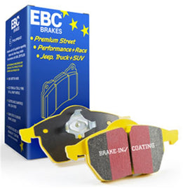 EBC 09-12 Porsche 911 (997) (Cast Iron Rotor only) 3.6 Carrera 2 Yellowstuff Rear Brake Pads - 2to4wheels