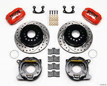 गैलरी व्यूवर में इमेज लोड करें, Wilwood Forged Dynalite P/S Park Brake Kit Drill-Red Small Ford 2.50in Offset