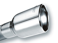 Laden Sie das Bild in den Galerie-Viewer, Borla Universal Polished Tip Single Oval Rolled Angle-Cut w/Clamp (inlet 2 1/2in. Outlet 4 1/4 x 3 1