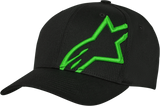 ALPINESTARS Corporate Snap 2 Hat - Black/Green - One Size 1211810091060OS