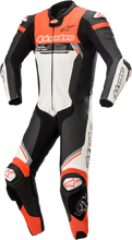 गैलरी व्यूवर में इमेज लोड करें, ALPINESTARS Missile Ignition v2 1-Piece Suit - Black/White/Red Fluorescent - US 36 / EU 46 3150222-1231-46