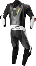Load image into Gallery viewer, ALPINESTARS Missile Ignition v2 1-Piece Suit - Metallic Gray/Black/Yellow/Red Fluorescent - US 42 / EU 52 3150222-9135-52
