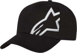 ALPINESTARS Corporate Snap 2 Hat - Black/White - One Size 1211810091020OS