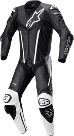 ALPINESTARS Fusion 1-Piece Suit - Black/White - US 48 / EU 58 3153022-12-58