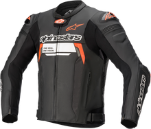 Carica l&#39;immagine nel visualizzatore di Gallery, ALPINESTARS Missile Ignition v2 Leather Jacket
 - Black/Red/White - US 46 / EU 56 3100222-1030-56