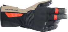 Cargar imagen en el visor de la galería, ALPINESTARS Denali Aerogel Drystar? Gloves - Black/Tan/Red - Medium 3526922-1853-M
