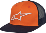 ALPINESTARS Corporate Trucker Hat - Orange/Navy - One Size 1025810034070OS