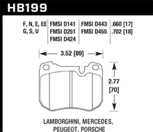 Carica l&#39;immagine nel visualizzatore di Gallery, Hawk 88-89 Porsche 944 Turbo HPS 5.0 Street Brake Pads - Front