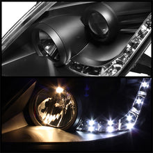 Laden Sie das Bild in den Galerie-Viewer, Spyder Nissan 350Z 06-08 Projector Headlights Xenon/HID Model- DRL Blk PRO-YD-N350Z06-HID-DRL-BK